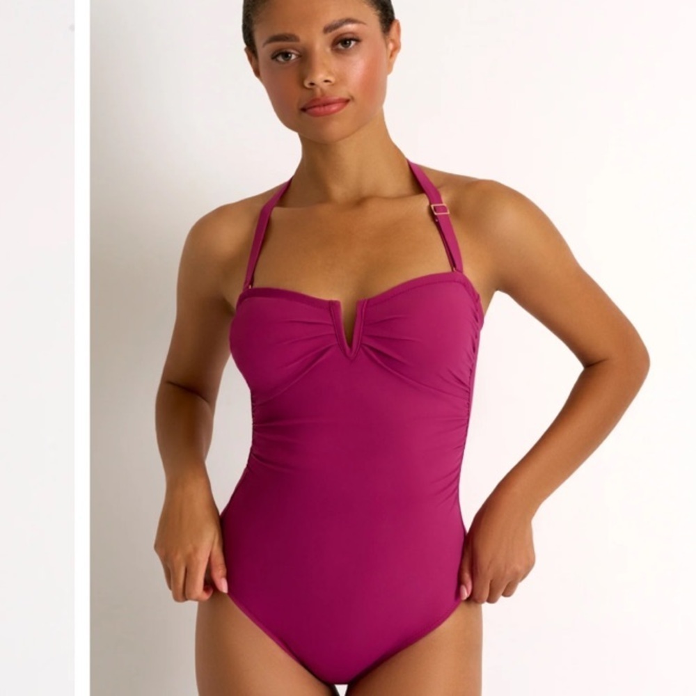 Magenta One-Piece Swimsuit